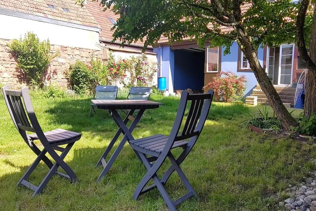La Maisonnette Bleue, Eco-Logis Equipe De Toilettes Seches Rosheim Exterior photo